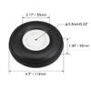 4.5" Tire and Wheel Sets for RC Car Airplane, PU Sponge RC Airplane Aircraft Wheel Replacement for DIY Model Plane Aircraft Helicopter view 2