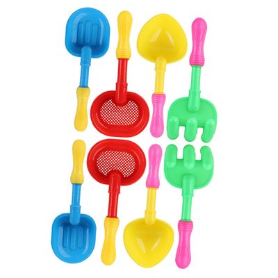 Abaodam 8pcs Plastic Sand Shovels Lightweight Beach Digging for Boys and Safe and Portable Shovel for Outdoor Sandbox Play and Snow Digging Gift for S Coordination Development Random Color