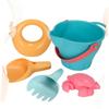 BESPORTBLE 5pcs Beach Sand Set for Boys Portable Lightweight Plastic Shovel and Bucket Dredging Water Playset for Creativity and Summer Fun view 2