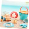 BESPORTBLE 5pcs Beach Sand Set for Boys Portable Lightweight Plastic Shovel and Bucket Dredging Water Playset for Creativity and Summer Fun view 3