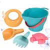 BESPORTBLE 5pcs Beach Sand Set for Boys Portable Lightweight Plastic Shovel and Bucket Dredging Water Playset for Creativity and Summer Fun view 4