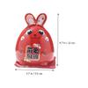 Abaodam Ceramic Rabbit Piggy Bank for Porcelain Coin Money Saving Jar Charming Bunny Design Desktop Ornament Gift for Birthday Christmas view 2