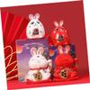 Abaodam Ceramic Rabbit Piggy Bank for Porcelain Coin Money Saving Jar Charming Bunny Design Desktop Ornament Gift for Birthday Christmas view 4