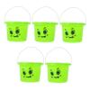 Beaupretty 5Pcs Beach Sand with Comfortable Handles Creative Seaside Water Buckets for Boys and Sand Buckets for Backyard and Outdoor Play view 1