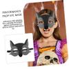 Abaodam 15pcs Wolf Masks Half Face Animal Masquerade Costume Accessories Breathable Nonwoven Fabric with Elastic Straps for Jungle Theme Parties Preschool Performances view 3