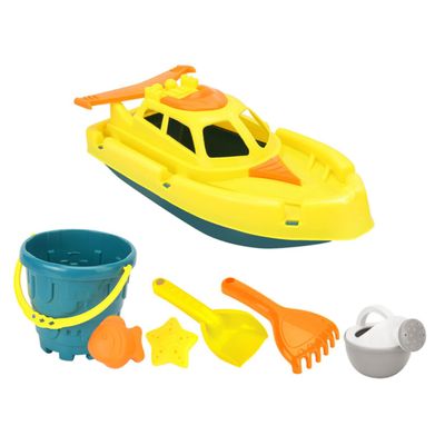 Abaodam Summer Beach for Plastic Yacht and Shovel Sand Play Tools Random Color Safe Smooth Surface for Outdoor Fun Random Color