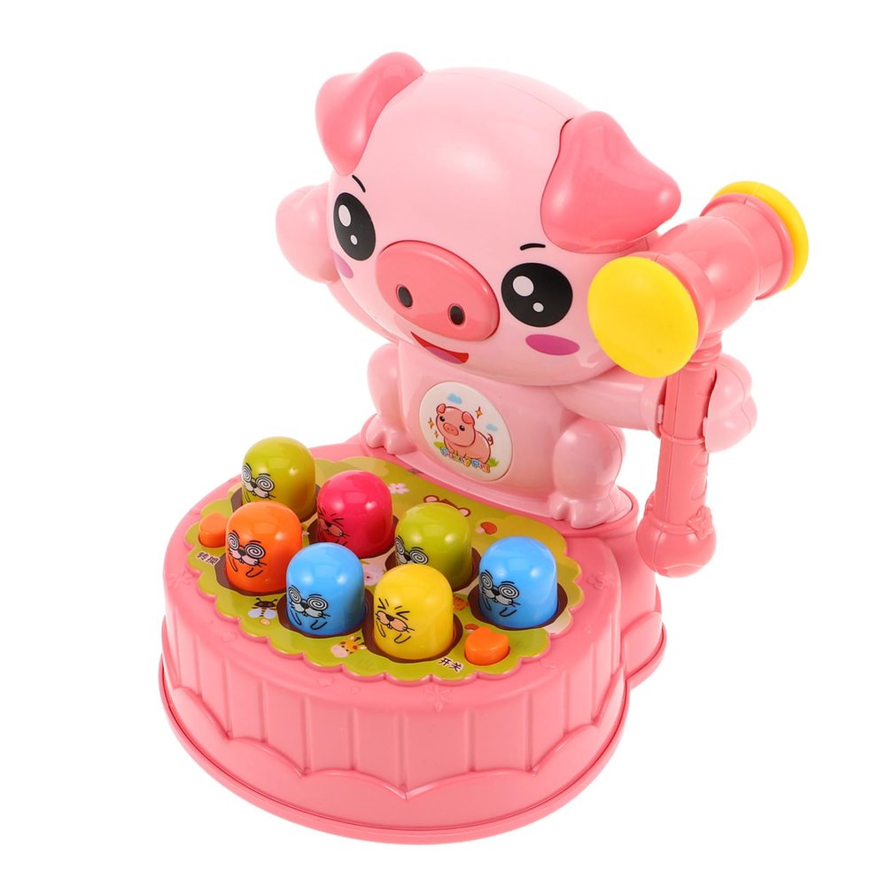Creative Cartoon Whack Game for Sensory Development and Coordination Hammering Play Early Learning Educational Fun with Vibrant Mole Figures Enhances Motor Skills and Cognitive