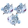 BRIGHTFUFU 3pcs Halloween Half Face Leopard Masks EVA Animal Party Props Lightweight Masquerade for Carnivals Dress Up Costume Decorations view 1