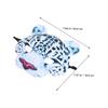 BRIGHTFUFU 3pcs Halloween Half Face Leopard Masks EVA Animal Party Props Lightweight Masquerade for Carnivals Dress Up Costume Decorations view 2