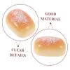 BESPORTBLE 50pcs Miniature Resin Bread Models for DIY Craft Accessories Artificial Mini Bread Decorations for Kitchen Display Simulation Dessert and Bakery Props Creative Tiny Food for view 3