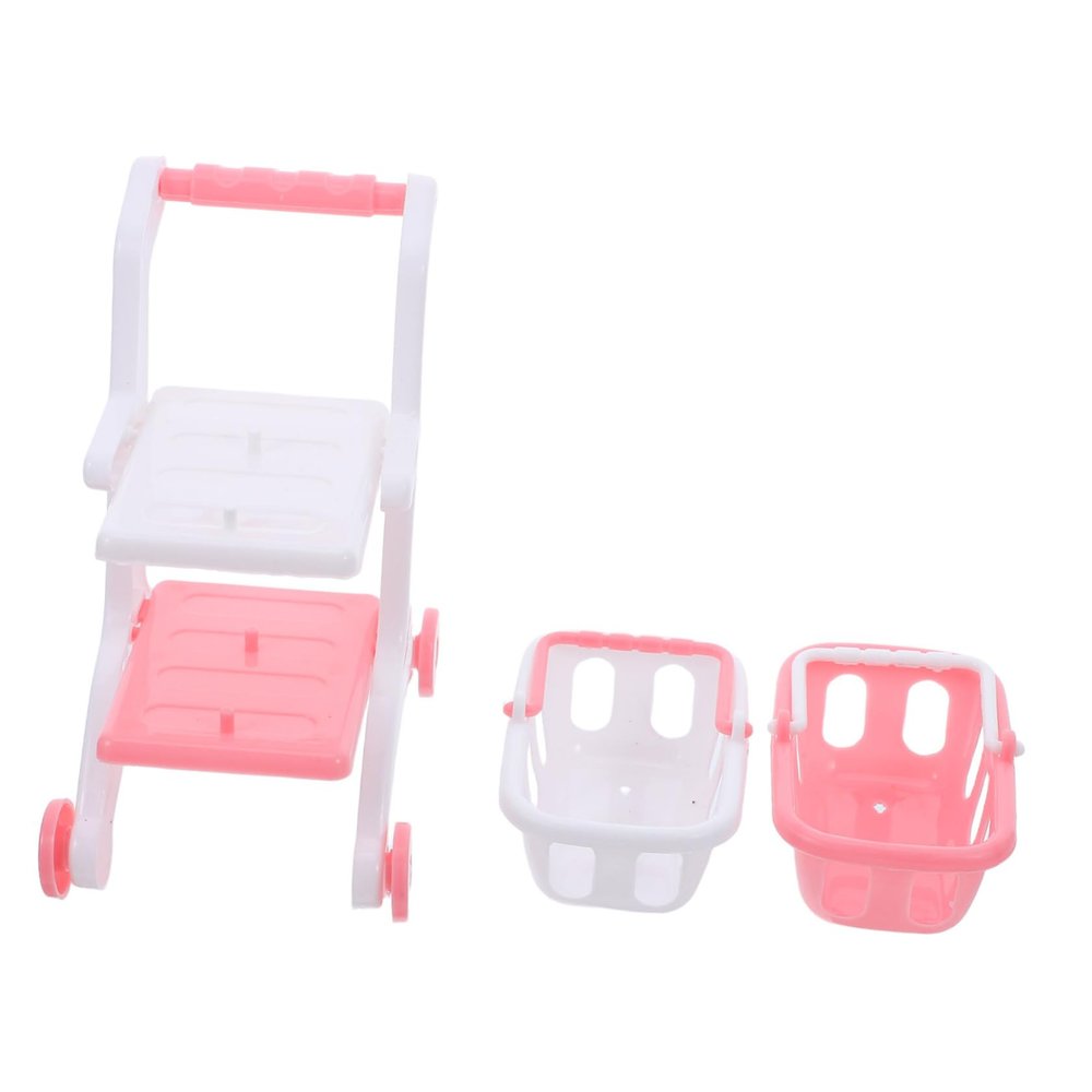 TOYANDONA 8pcs Miniature Grocery Cart for Mini Supermarket Handcart Storage Organizer Realistic Pretend Play Trolley for Boys