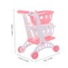 TOYANDONA 8pcs Miniature Grocery Cart for Mini Supermarket Handcart Storage Organizer Realistic Pretend Play Trolley for Boys view 2