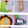 Abaodam Year Plush Elephant Hand Rattle with Sound Wrist Rattles for Boys and Educational Animal Hand Bells for Hearing Development and Hand-Eye Coordination Soft Safe Gift for Newborns view 2