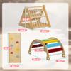 7 in 1 Kids Hiking Triangle Set with ramp and Arched Ladder view 4