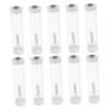 Abaodam 10 Sets Transparent Insect Observation Tubes Portable Clear Bug Collection Containers for Camping Hiking Nature Study with Viewing for Crickets Beetles Butterflies Ecological view 1