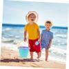 Vaguelly 10pcs Beach Set Outdoor Shovel Bucket Water for Cartoon Design Safe Play for Seaside Fun view 4