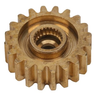 Brass Servo Gear 20T MOD 0.8, High Precision Spline Gear for Industrial Machinery, Robotics Automation Systems