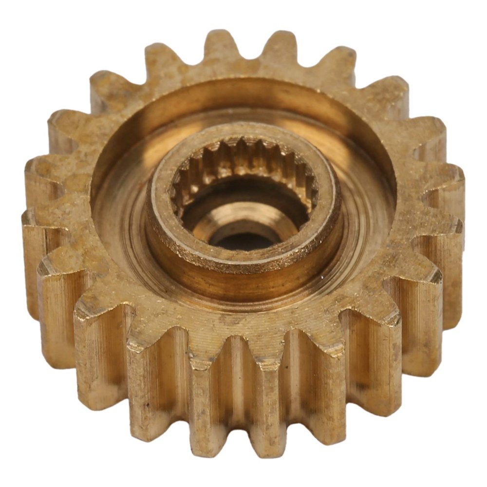 Brass Servo Gear 20T MOD 0.8, High Precision Spline Gear for Industrial Machinery, Robotics Automation Systems