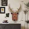 Lynda Moose Head Building Blocks Wall-Mounted Puzzle 3D Animal Decor DIY Art Brick Set Unique Present view 3