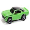 SC410-2G Auto World SC410 Xtraction 1969 Chevy Camaro Neon Green&Black HO Scale Slot Car view 1
