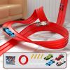 Race Car Track | Cool Racing Vehicles Building Play - Car Track Toy | for Boys Birthday Christmas Home Travel School Kindergarten view 2