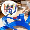 Car Track for Kids, Cool Transporter Toys, Boys Race Track, for Boys Birthday Christmas Home Travel School Kindergarten view 3