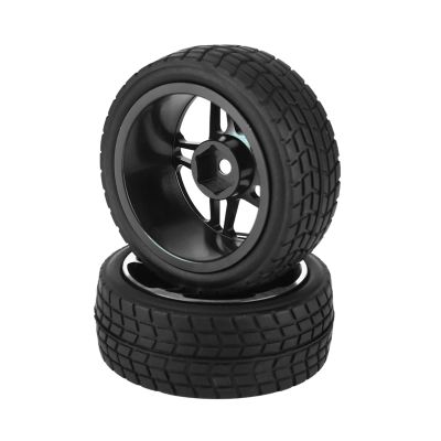 RC Car Tyre Tires For ZD 2pcs 1/10 Rubber Tire Wheel Tyre Rc Car Off-road For Racing Tracked Vehicles Parts Accessories And Upgrades Replacement And Repair