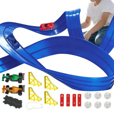 Car Track for Kids,Transporter Game Playset - Boys Race Track,for Boys Birthday Christmas Home Travel School Kindergarten