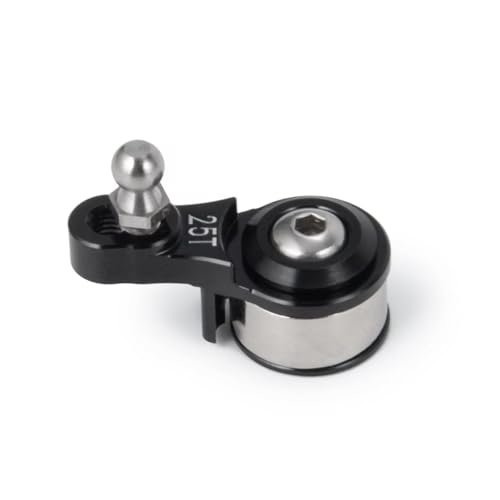 Rc Accessories For TRX-4 1/10 25T Adjustable Alloy Metal Servo Arm RC For Rock Crawler Car Model Upgrade Parts(Black)
