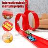 Kids Race Track Set - Cool Transporter Toys - Car Track Toy | for Boys Birthday Christmas Home Travel School Kindergarten view 3