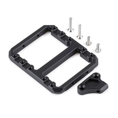 tctrbvv RC Chassis Frame Parts for SCX10 II 1/10 Carbon for LCG for Chassis Kit with Overdrive Gearbox RC Crawler Trail Truck(Servo Mount)