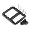 tctrbvv RC Chassis Frame Parts for SCX10 II 1/10 Carbon for LCG for Chassis Kit with Overdrive Gearbox RC Crawler Trail Truck(Servo Mount) view 1
