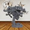 32mm Scale Fantasy Miniature Figurine for Dungeon Masters and RPG Gift, Unpainted Resin Monster with Treasure Base for TTRPG- Ideal for DND Miniatures & Tabletop RPG Game -Beholder(AS403) view 3