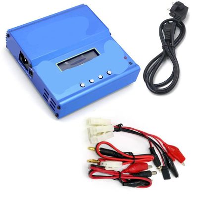 IMAX B6 AC RC Charger 80W 6A B6AC Model with LCD Screen Compatible with Li-ion Life PB Lipo Batteries Includes Balance Charger and Discharger Functions(B6AC Tamiya)