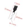 RC Car Accessories For MJX For Hyper Go 16208 16209 16210 For SCY 16101 For HBX 16889 1/16 12pcs Body Shell Clip Pin With Fixing Mount M001 RC Car Parts view 2
