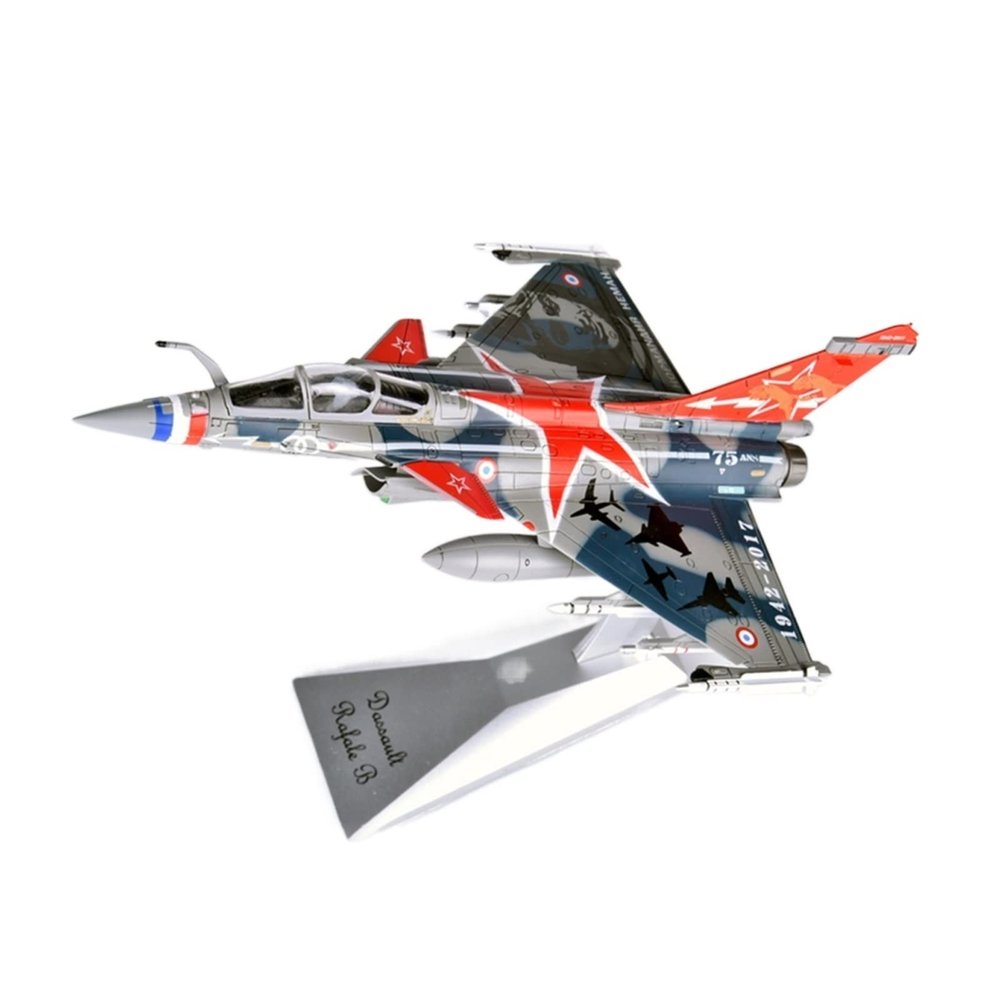 ZFQSEXTWT 1 72 Fit for Rafale C Fighter Alloy Airplane Model Metal Aircraft Collectible Display Souvenir Gift Hobby Playgame Kit