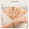 Coeur De Lion Bracelet Twisted Layers gold view 2