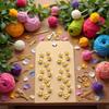 30 Pcs Felt Bees for Crafts Cute Pom Pom Bees Small Felt Craft Balls Mini Bees Figures for Decorations DIY Supplies Felt Applique Kits view 4