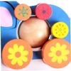Beaupretty Cartoon Elephant Pulling Wagon Non-Toxic Material Walker for Educational Pull Along Animal Enhances Practical Skills and Interaction view 3