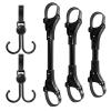 3pcs Stroller Connector with 2pcs Stroller Hook,Adjustable and Easy to Install,Baby Stroller Connector for Twins Outdoor Use  view 1