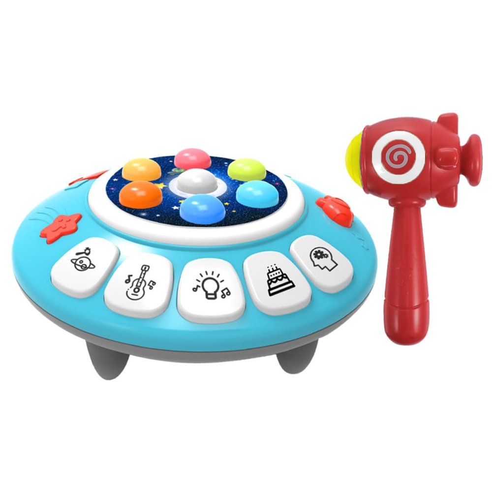 FRCOLOR Hammering Pounding for Plastic Educational Preschool Plaything Smooth Edges Safe Motor Skill Development Interaction Gift for Over Years