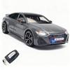 RZAPE 1:18 Audi RS7 Diecast Car,Pull Back Toy Model Cars,Remote Control Key Version Metal Toy Cars with Lights and Sounds,Gift for Children and AdultGray view 1
