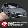 RZAPE 1:18 Audi RS7 Diecast Car,Pull Back Toy Model Cars,Remote Control Key Version Metal Toy Cars with Lights and Sounds,Gift for Children and AdultGray view 3