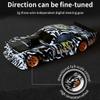 1/43 Scale Mini RC Drift Car, 2.4G 4WD Full Proportional Remote Control Sport Racing Car with 15KM/H High Speed & LED Lights, RC Electric Vehicle Toys for Adults view 3