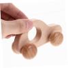 Abaodam Wooden Push Car for Grasp Training Handmade Sturdy Montessori Educational Plaything Lightweight Smooth Design for Finger Strengthening and Hand-Eye Coordination Development view 4