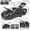 RZAPE 1:18 Audi RS7 Model Car,Pull Back Toy Diecast Cars,Remote Control Key Version Metal Toy Cars with Lights and Sounds,Gift for Children and AdultBlack Warrior view 2
