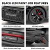 RZAPE 1:18 Audi RS7 Model Car,Pull Back Toy Diecast Cars,Remote Control Key Version Metal Toy Cars with Lights and Sounds,Gift for Children and AdultBlack Warrior view 4
