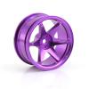 RC Tires Tyres Wheels Compatible with HSP for Tamiya for HPI 4pcs 1/10 On-Road Drift Car 52MM Aluminum Alloy Metal Wheel Hub Climb Car Wheel Rim Replacement view 4