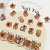 100pcs Miniature Capybaras Figurines For Garden Dollhouses Landscape Decoration Handicraft Making Ornaments Nails Charms Dolhouses Charms view 3