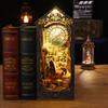 DIY Book Nook Kit DIY Dollhouse Miniature Kit with DIY Dolls House Furniture Accessories Bookends Book Stand 3D Wooden Puzzle for Adults Birthday Gift view 2